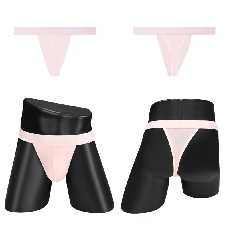 

4pcs Sports Panties Solid Color Sexy Men Thong Man Modal Breathable G-string Low Waist Sissy Thongs U Pouch Men T-Back Underwear