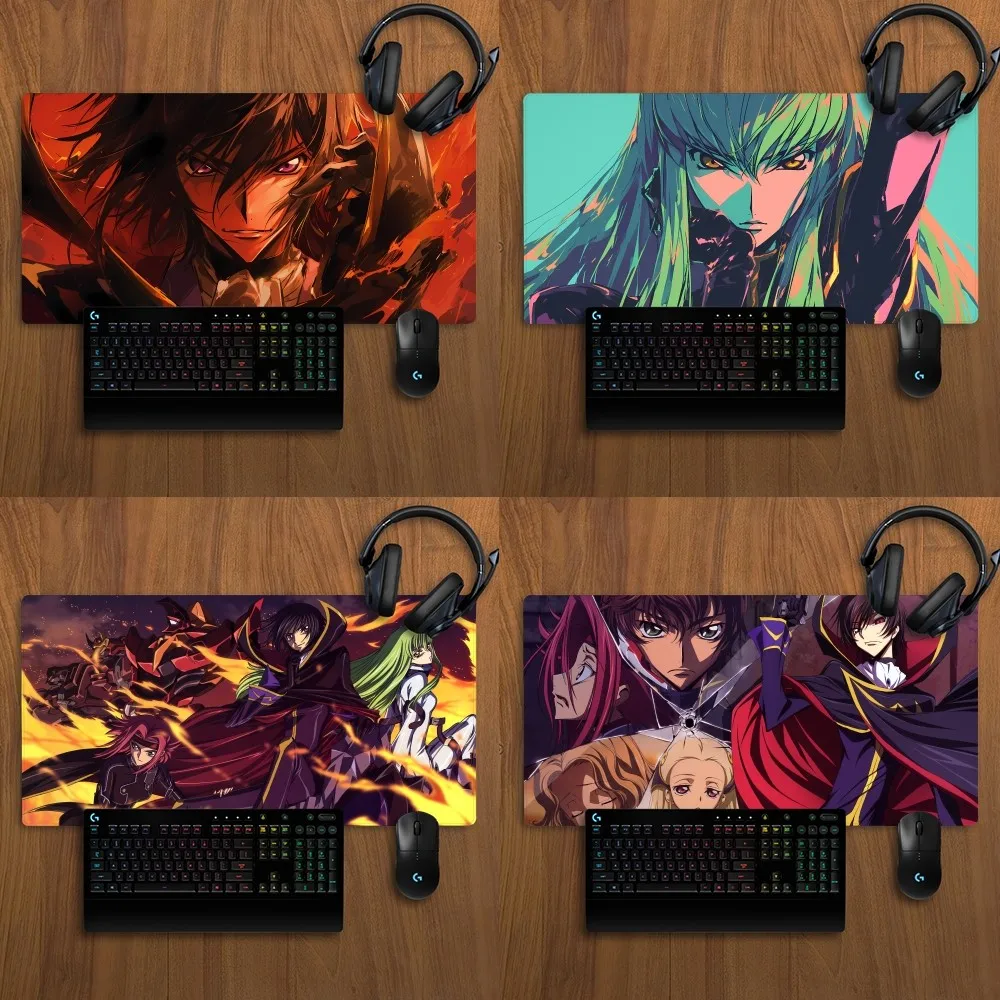 BiliBili Code Geass Lelouch of the Rebellion Mousepad Nonslip Lockedge Office Student Gaming Thickened Large Writing Pad Cushion