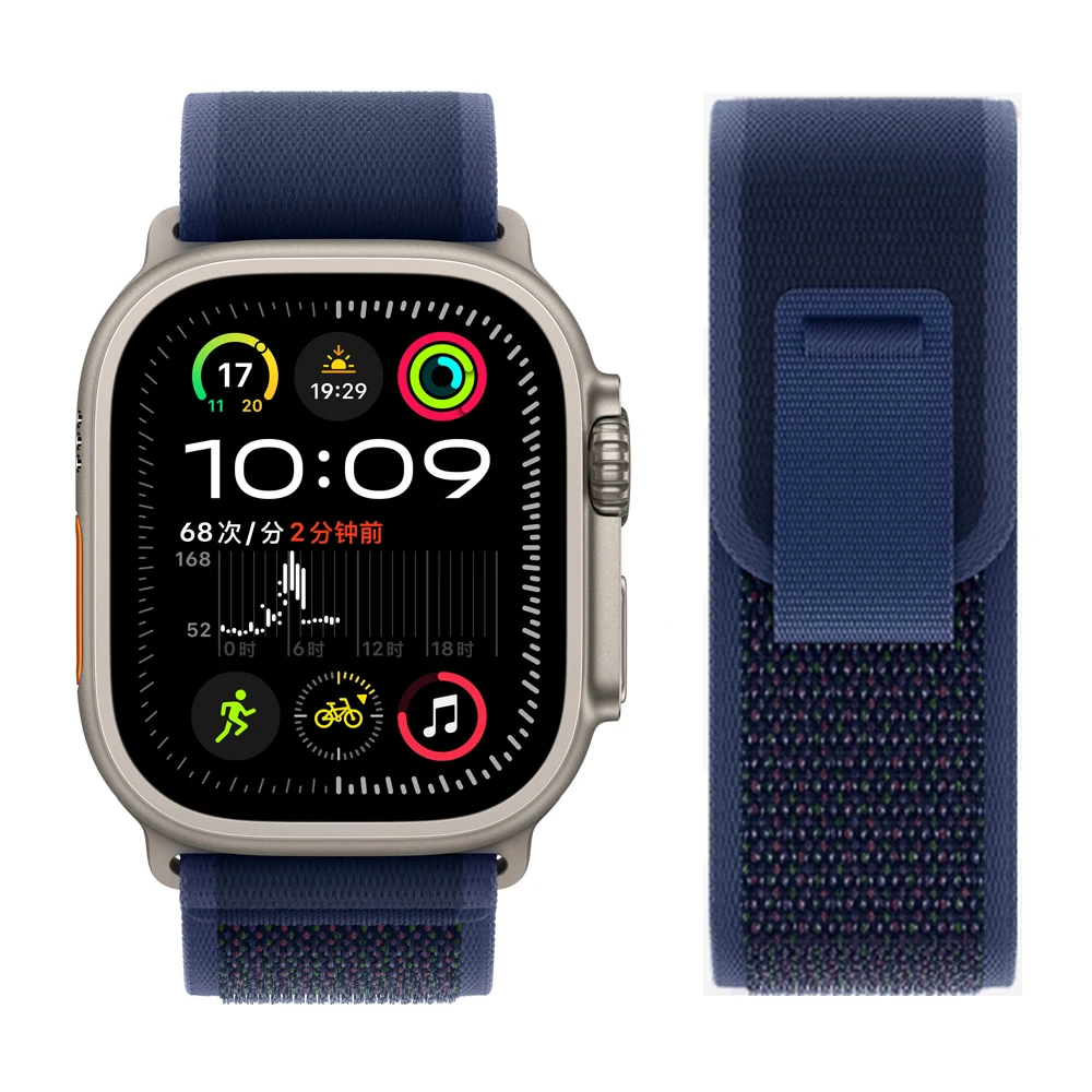 Trail Loop für Apple Watch Band Ultra 3 11 10 9 8 7 6 5 SE 49 mm 46 mm 45 mm 42 mm 44 mm 40 mm 41 Sportarmband Correa iwatch Straps