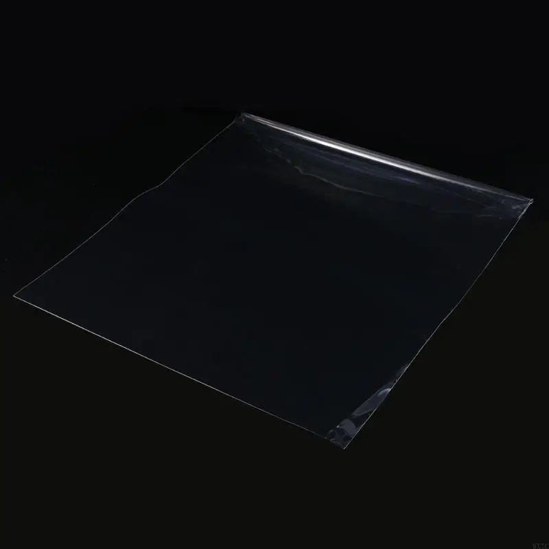 WXTC Vinyl Record Clear Plastic Outer Sleeves Album Covers Sleeves Record Storage for Single Double for LP Album Covers for 1