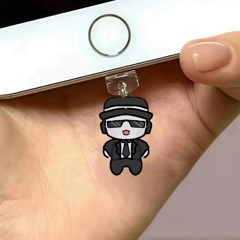 Акриловая пыль для телефона Forsaken Chibi Shedletsky Elliot, подвесная подвеска для телефона iPhone, аксессуары для Xiaomi