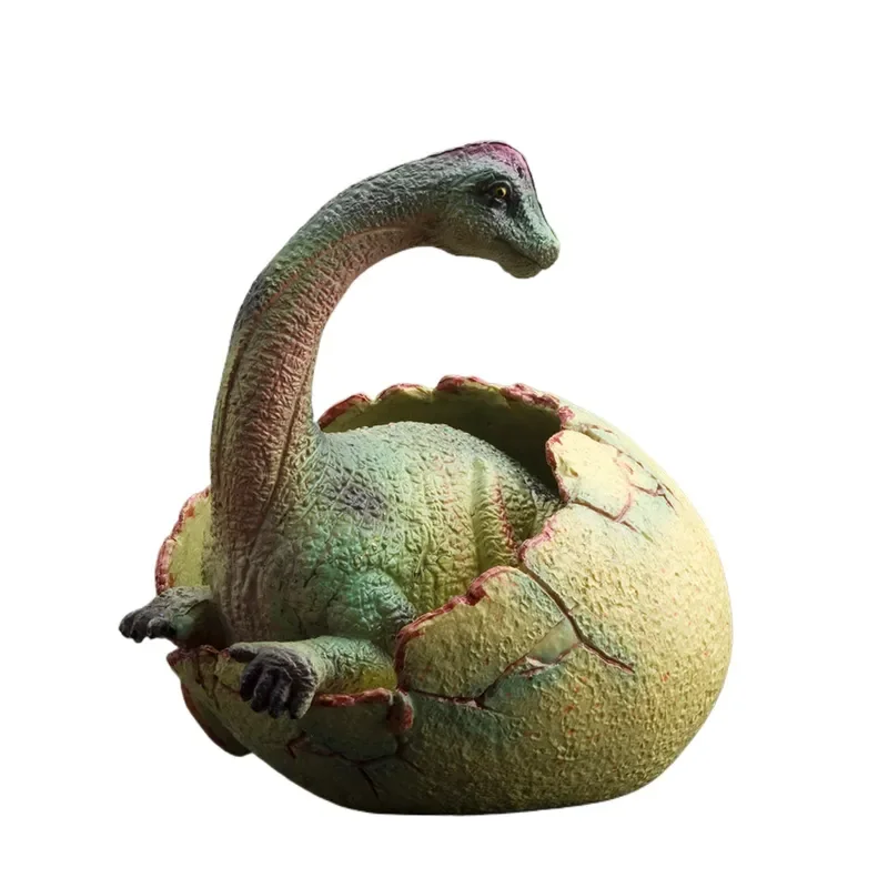 Cute Simulation Dinosaur Egg Model Broken Shell Jurassic Triceratops Brachiosaurus Figure Scientific Educational Toy for Kids