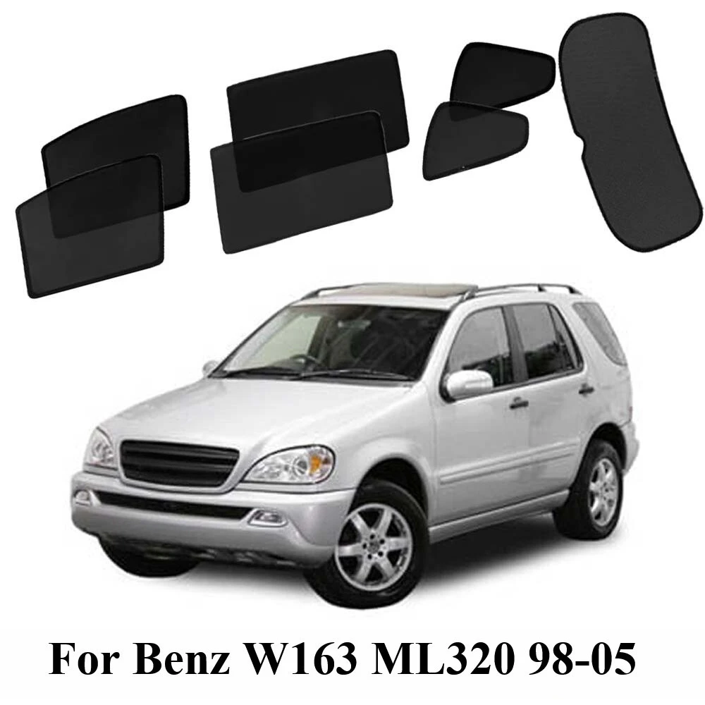 Magnetic Sun Shades For Benz W163 ML320 98-05 Front Back Windows Sun Blind