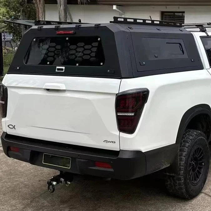 

Кемпер-кунг для пикапа 4x4 SsangYong Musso LWB Dual Cab, алюминиевый, герметичный, жесткий верхний тент