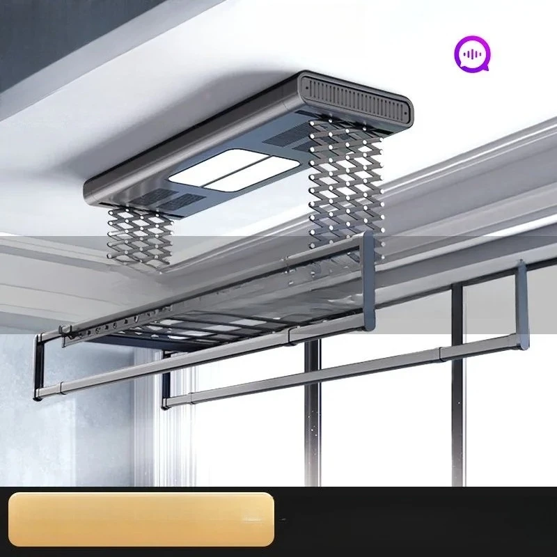 Electric clothes drying rack for indoor balcony drying racks, fully automatic drying bag installation