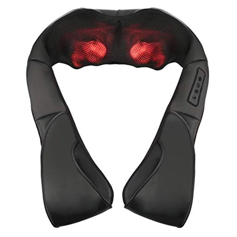 

Corded Neck Shoulder Massager for Deep Tissue Relief and Muscle Relaxation in Office Home or Car Use with Adjustable Intensity