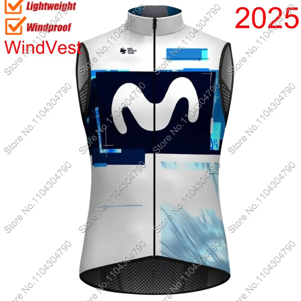 M Team 2025 Cycling Vest Windbreaker Pro Race Men Wind Vest Summer Road Bike Jersey Sleeveless MTB Women Bicycle Jacket Sports