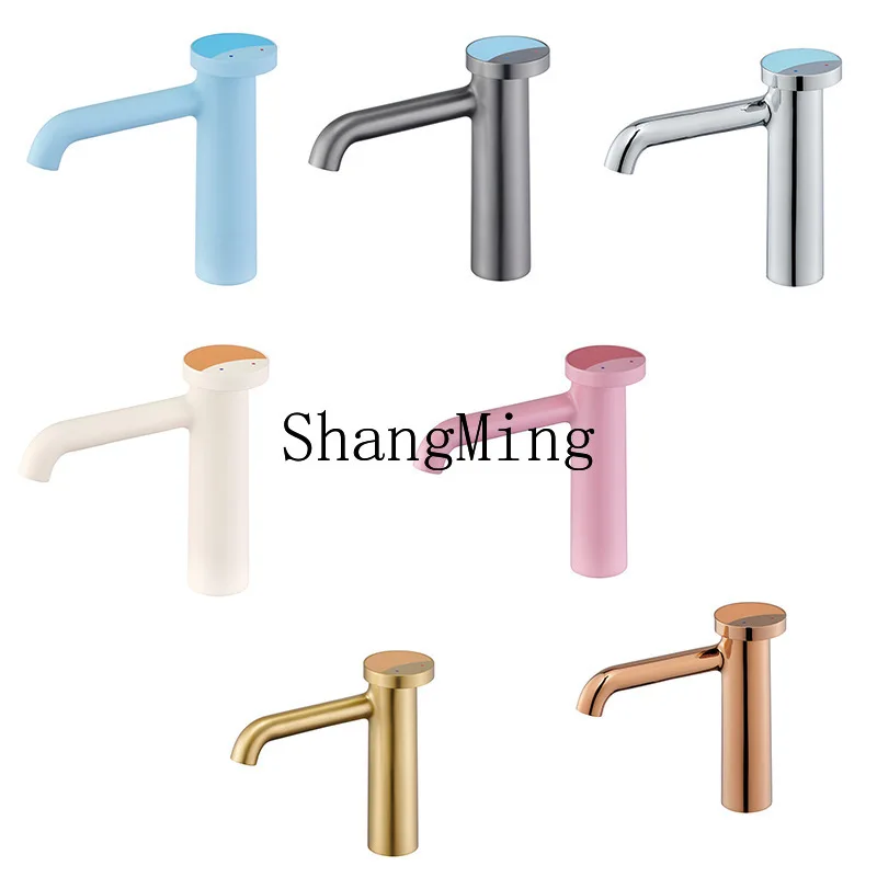 

PYH innovative multi-color faucet copper washbasin faucet simple hot and cold washbasin faucet creative