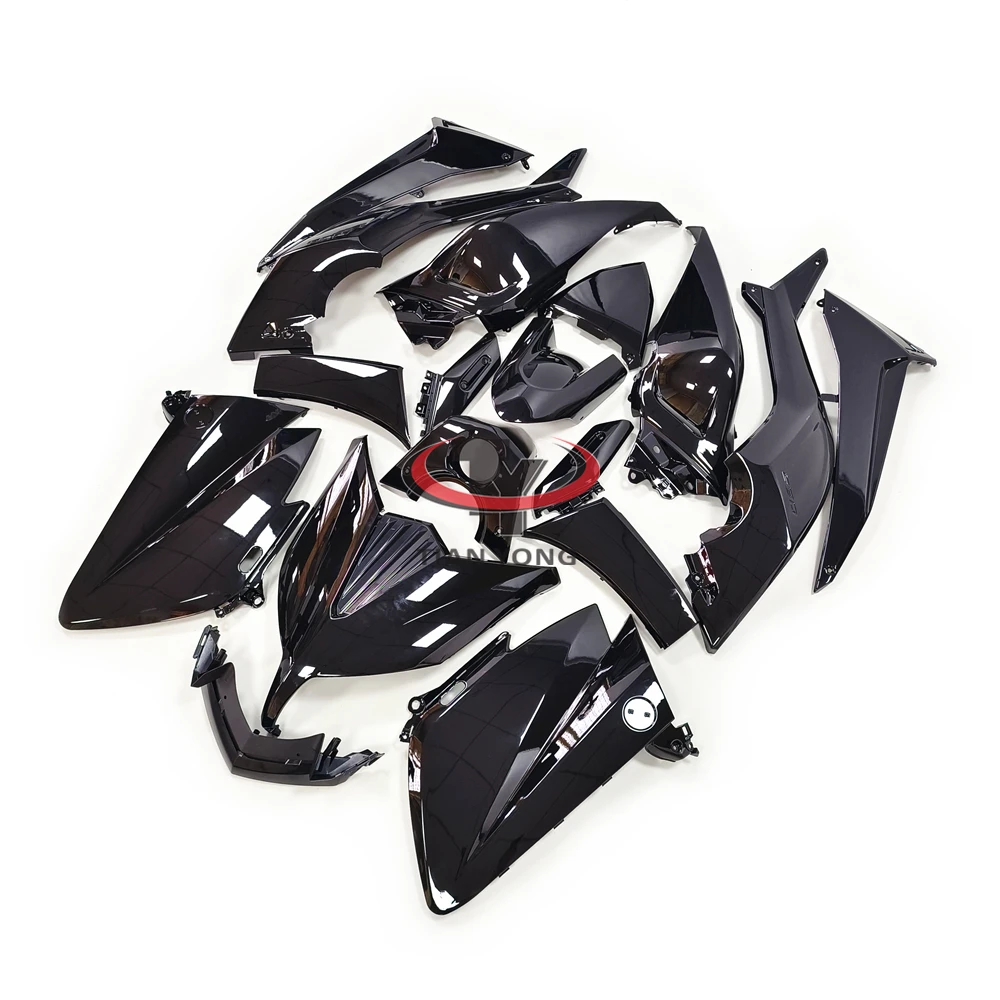 Motorcycle For Yamaha TMAX530 TMAX 530 2015 2016 Full Fairing Kit Bright black Bodywork Cowling ABS Injection Components