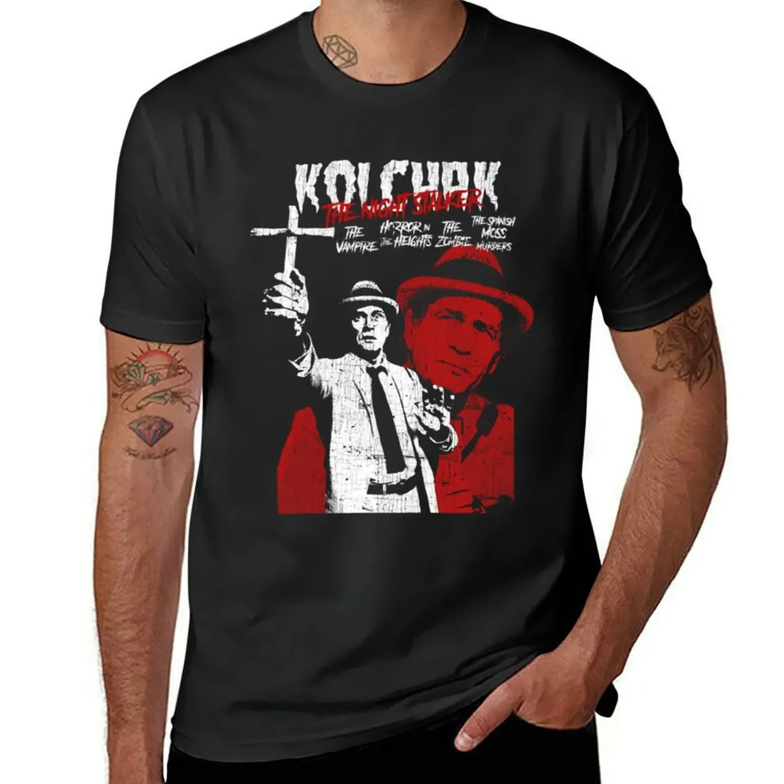 

Kolchak - The Night Stalker T-Shirt cheap stuff plus size clothes plain t shirts men