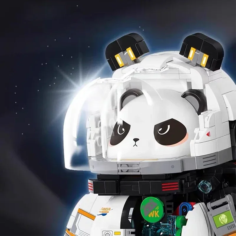 Figurines Créatives de l'Espace pour Adulte et Enfant, Astronome, Construction de Nuit, Animaux Mignons, Modèle d'Exposition, Jouet, Cadeau