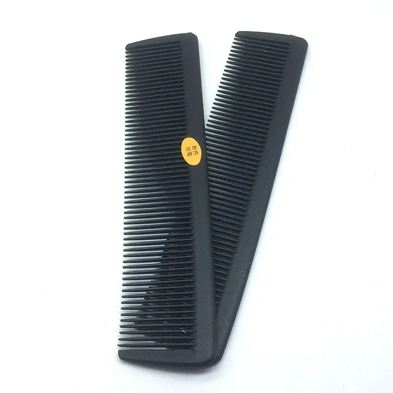 2pcs Fine Cutting Wide Tooth Hair Barber Carbon Fiber Salon Hairdressing Comb Heat Resistant Styling Grooming Comb