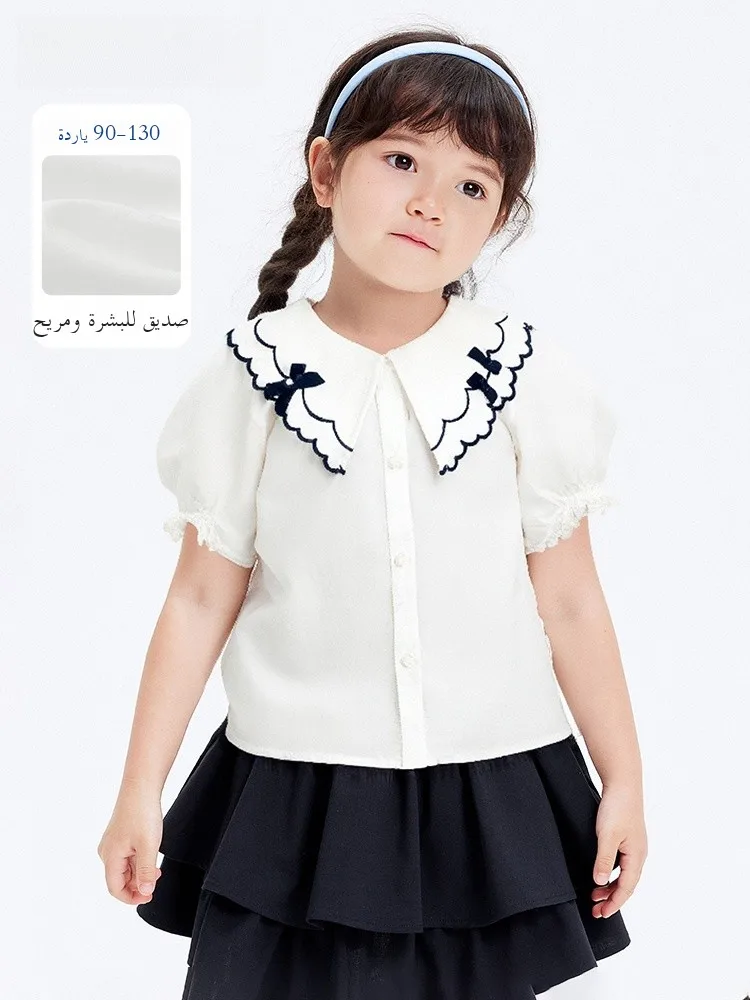 camiseta-de-manga-corta-para-bebe-nina-mezcla-de-algodon-blanco-ropa-de-verano-informal-ropa-infantil-marca-barabara
