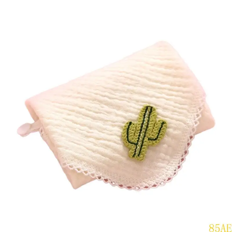 

85AE Square Bib Baby Teething Bibs Nursing Bib Drool Towel Burp Cloth New Parent Gift