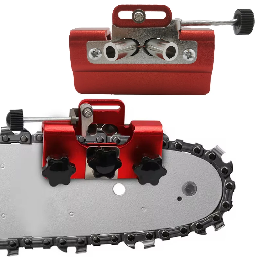 Portable Chain Saw Sharpeners Chainsaw Chain Sharpening KitWoodworking with Grinding Stones Electric Chainsaw Grinder Tool