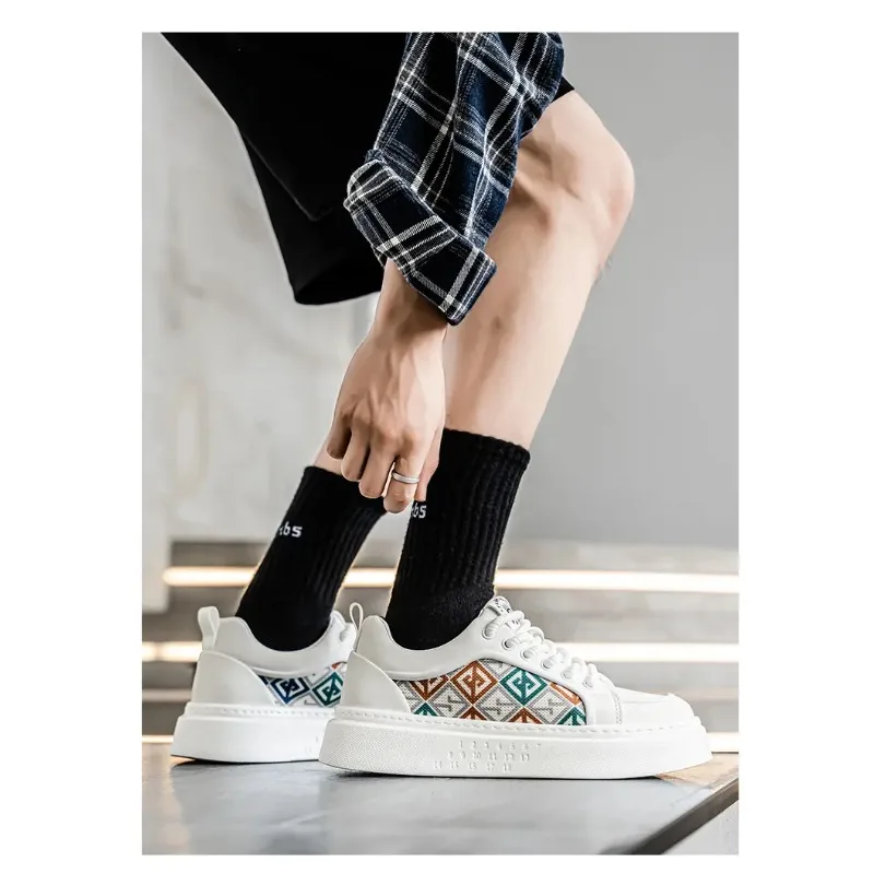 

Comfortable Shoe Original Men's Sneakers Trend 2025 Autumn Men Casual Shoes Fashion Anti Slip Four Seasons Outdoor Mixed Colour