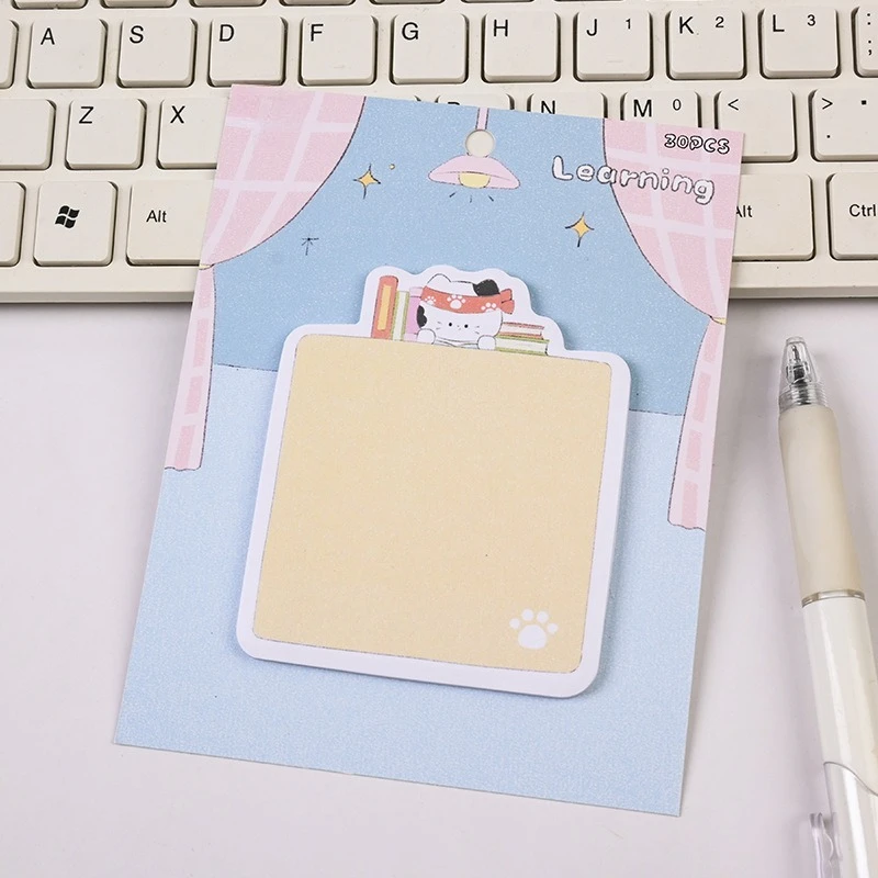 Cartoon Kat Leuke Gemak Sticker Ins Stijl voor Dagelijkse Studenten met Hoge Uiterlijk Kleverigheid Leuke Cadeaus voor School Opening