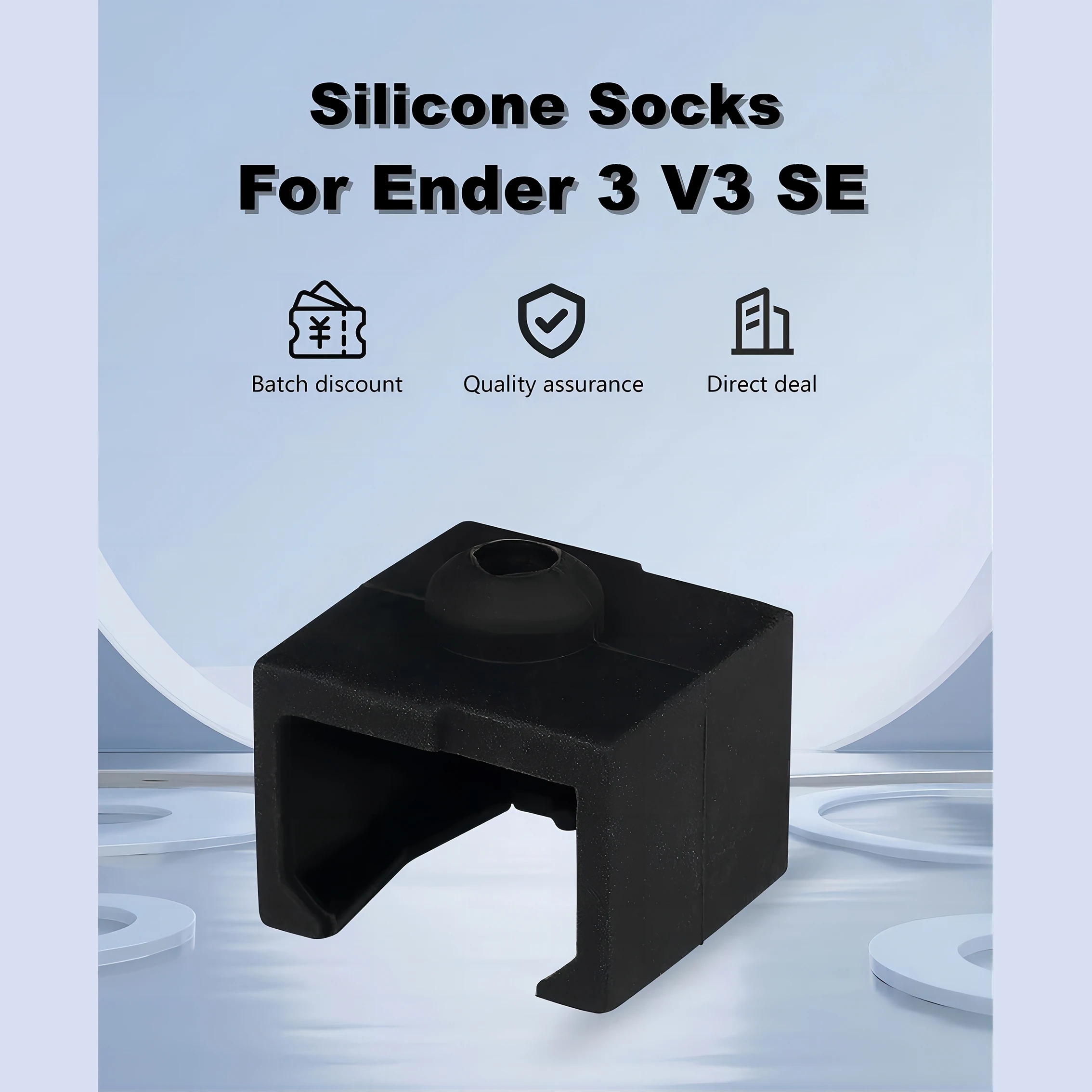 For Creality Ender3-V3 SE Silicone Socks For Ender 3 V3 SE Heating Block Cover Hotend Heat Insulation Case