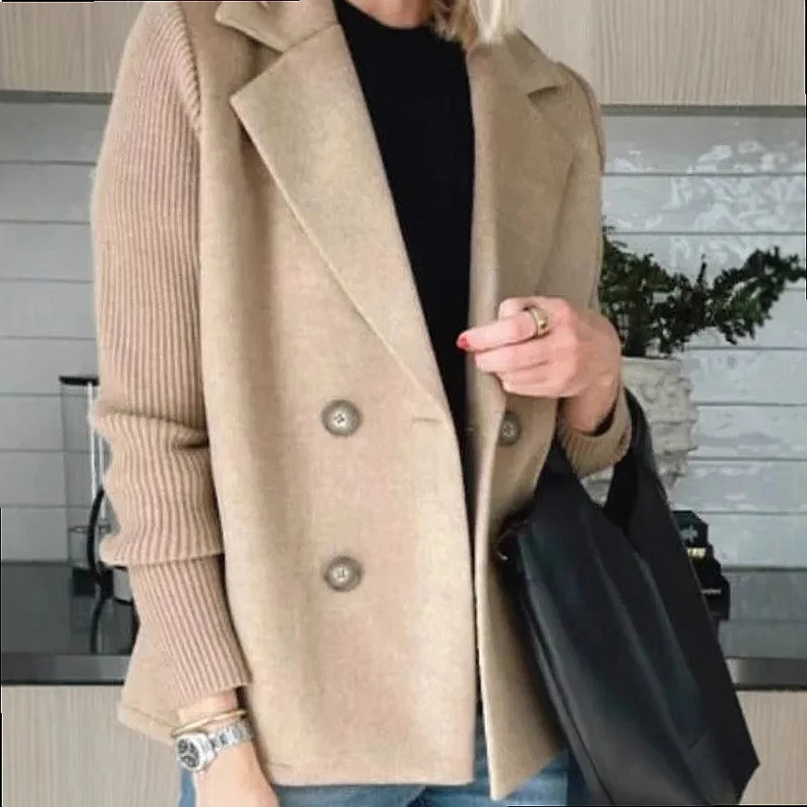Women Blazer Suit Jacket Spring Summer Tweed Blazers Casual Office Outerwear Blazers