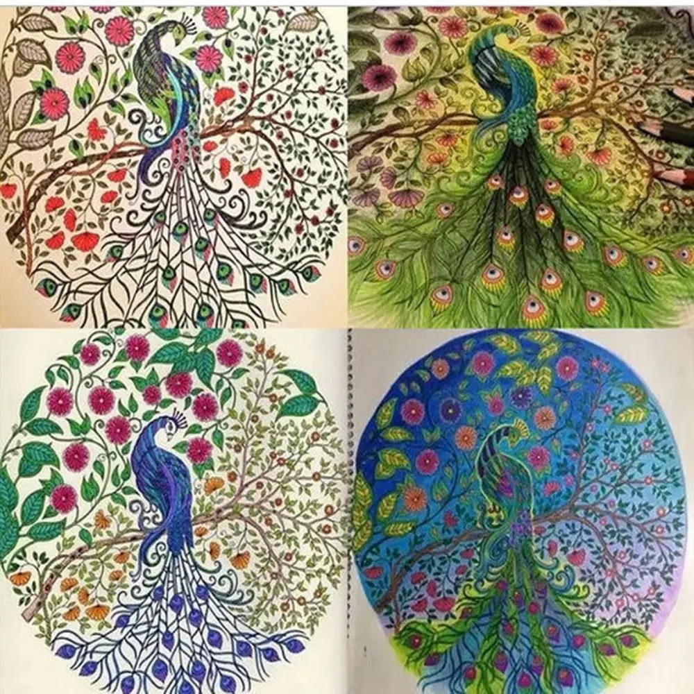 Kingdom Office School soulager le Stress tuer le temps livre de coloriage mixte Graffiti peint à la main dessin peinture livres