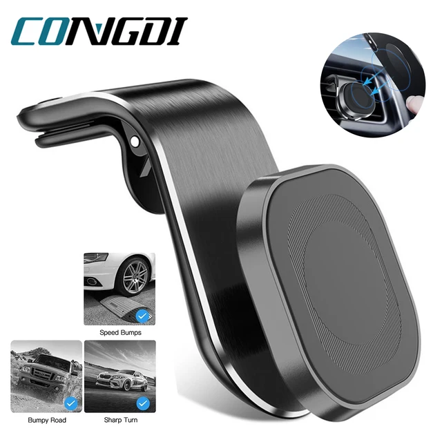 Magnetyczny uchwyt samochodowy na telefon Air Vent Clip Mount 360 Rotation Support for Cell Phones Xiaomi iPhone 14 Samsung Phone Holder in Car