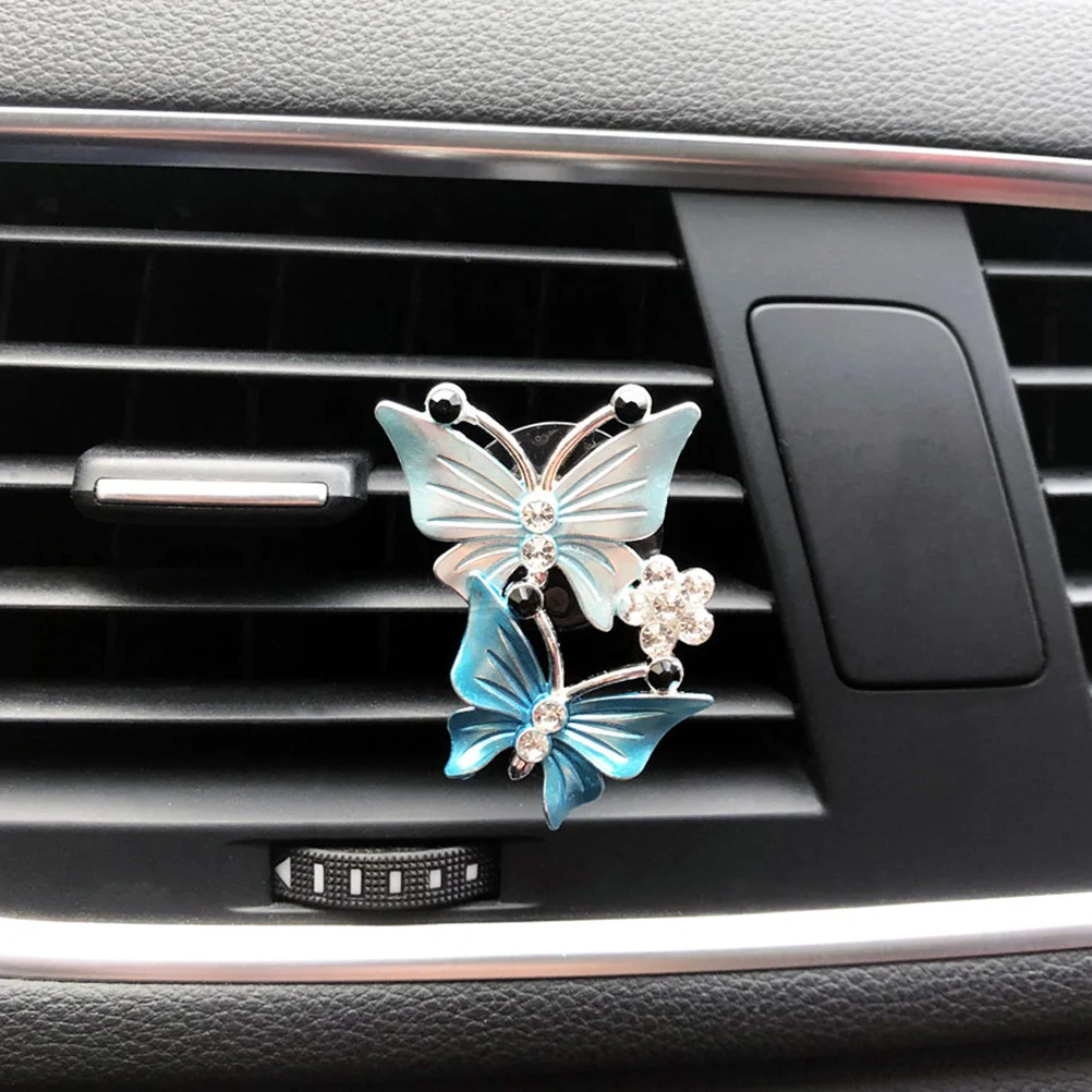 

2 Pcs Car Perfume Decorations Clip Interior Scent Air Vent Diffuser Essential Oil