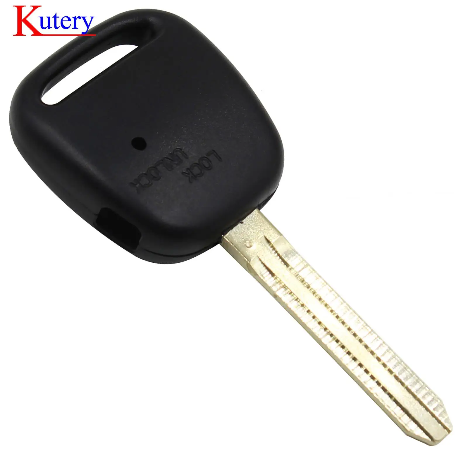 jingyuqin Replace Remote Car Key Shell Case Fob 1 BTN For Toyota Carina Estima Harrier Previa Corolla Celica With TOY43 Blade