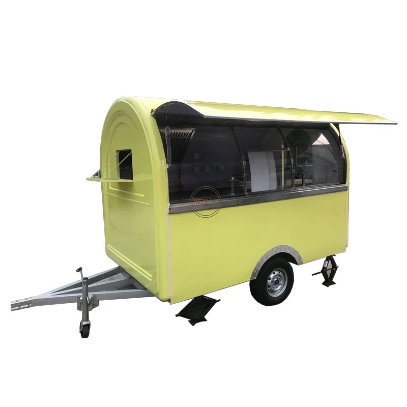 

Food Truck For Fast Food Hot Dog Cart Commercial Mobile Trailer For Espresso Coffee Machine Food Truck Sushi Hot Dog Pizza