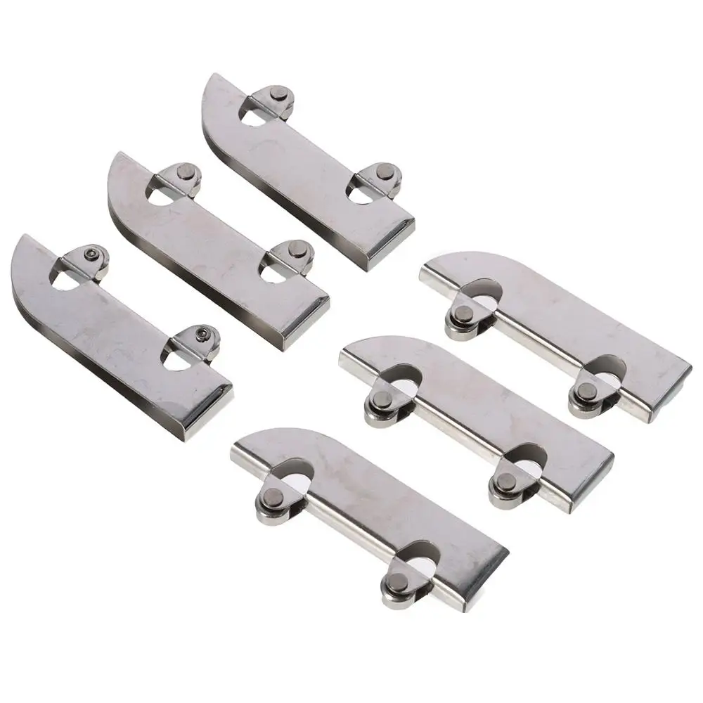 10Pcs Door 5mm Sliding Roller Pulley Silver Stainless Steel Glass Wheel Pulley Clamp Door Sliding Wheel Display