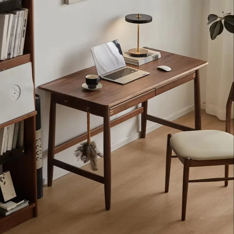 مكتب ذكي حديث، تخزين كبير، حزام مكتب من الخشب الصلب #1