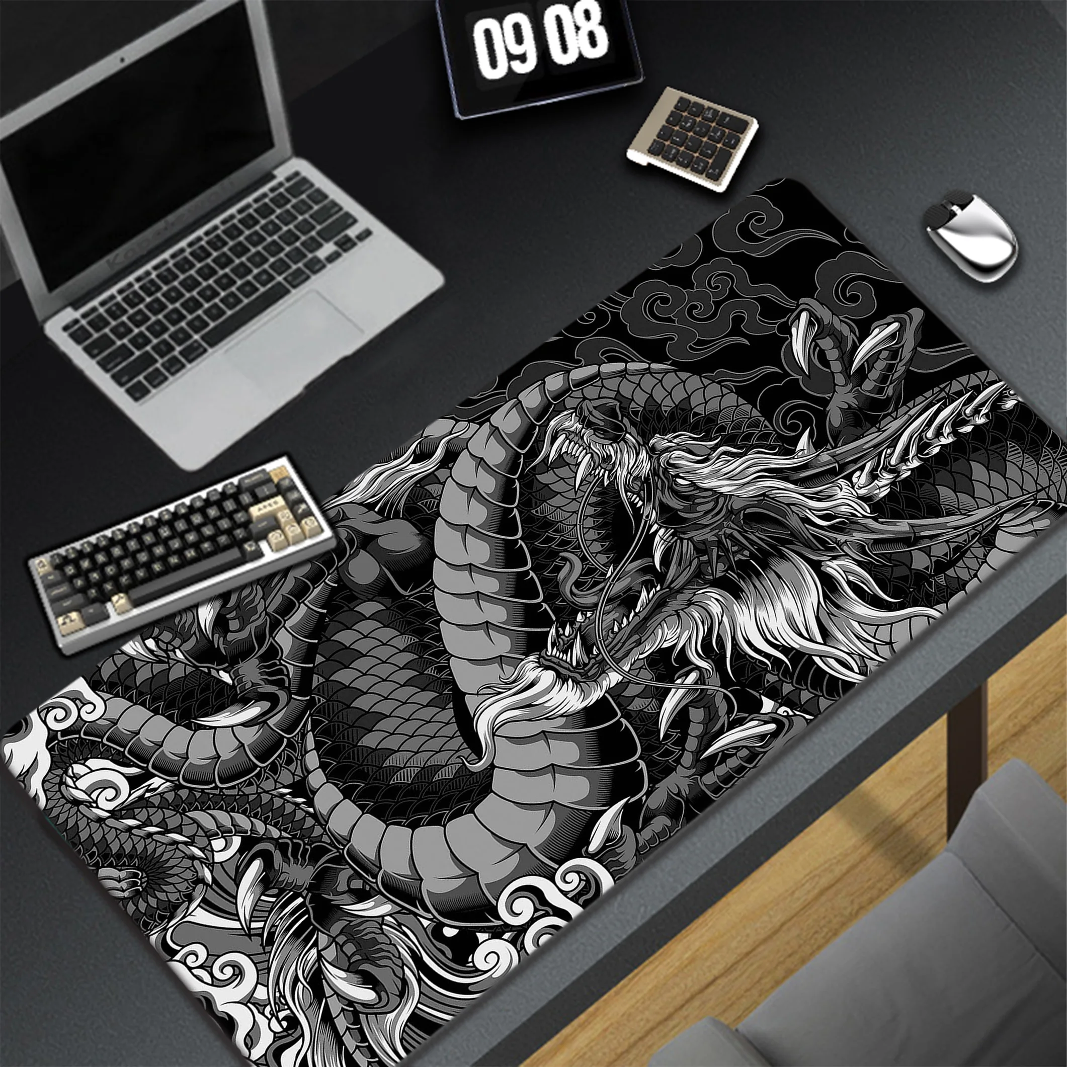 Dragon Gaming Mouse Pad Large Mouse Mat Laptop Mouse Carpet Game Carpet Anti-slip Keyboard Pads Gamer Locking Edge Desk Mat