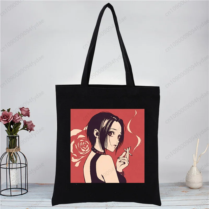 Nana Osaki Japońskie anime Manga BLAST Torba na zakupy Drukuj Oryginalny design Czarne unisex modne torby podróżne płócienne