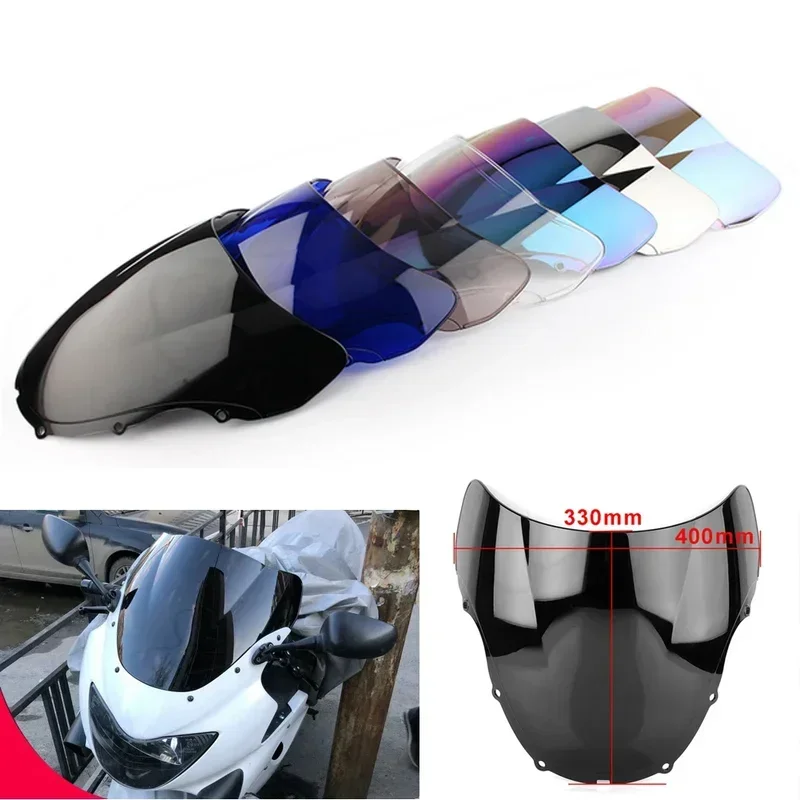 Motorcycle Double Bubble WindScreen For Honda CBR600RR CBR600 F4 1999 2000 Screen Windshield Deflector Protector