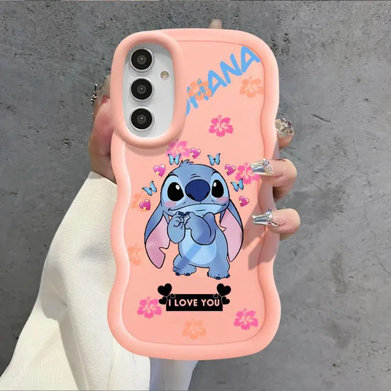 Disney Stitch Cute Case for Samsung Galaxy A20 A51 A30 A50 A11 A03 A05s A21s A04 A13 A04e A15 A51 4G Silicone Capa Cover