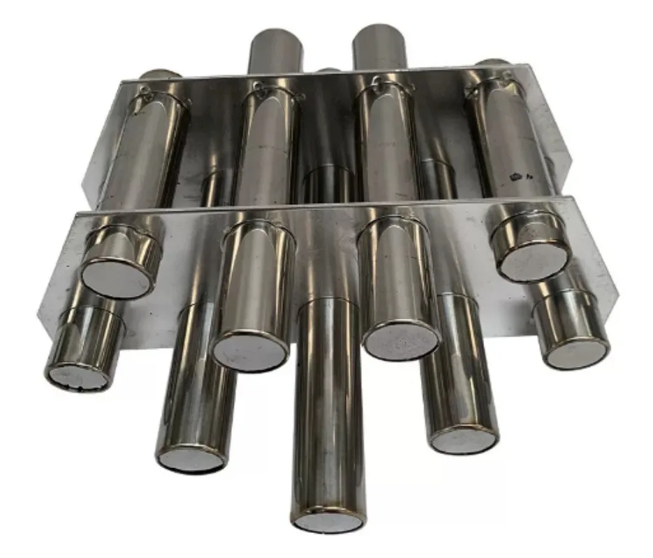 Injection Molding Machine Drying 3 5 7 9 11 13 Tube Magnetic Rack Baking Bucket, Hopper Dryer Strong Magnetic Iron Remover