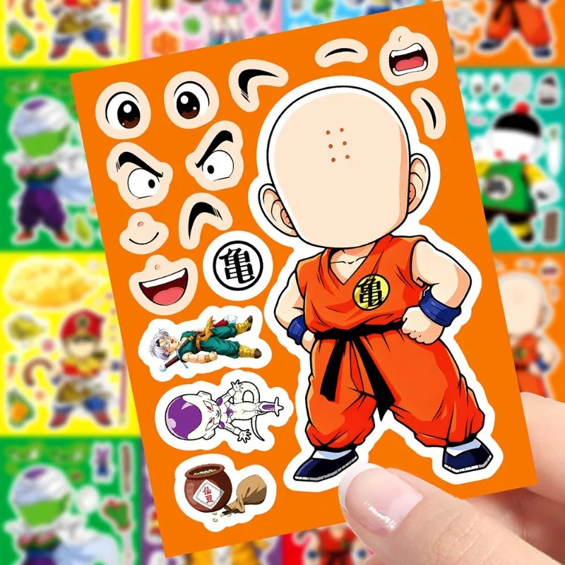 Dragon Ball Kame Sennin Son Goku Vegeta Krillin Kreative Cartoon-Puzzle-Aufkleber, Anime-Zubehör Puzzle-Sticker – Detail 2