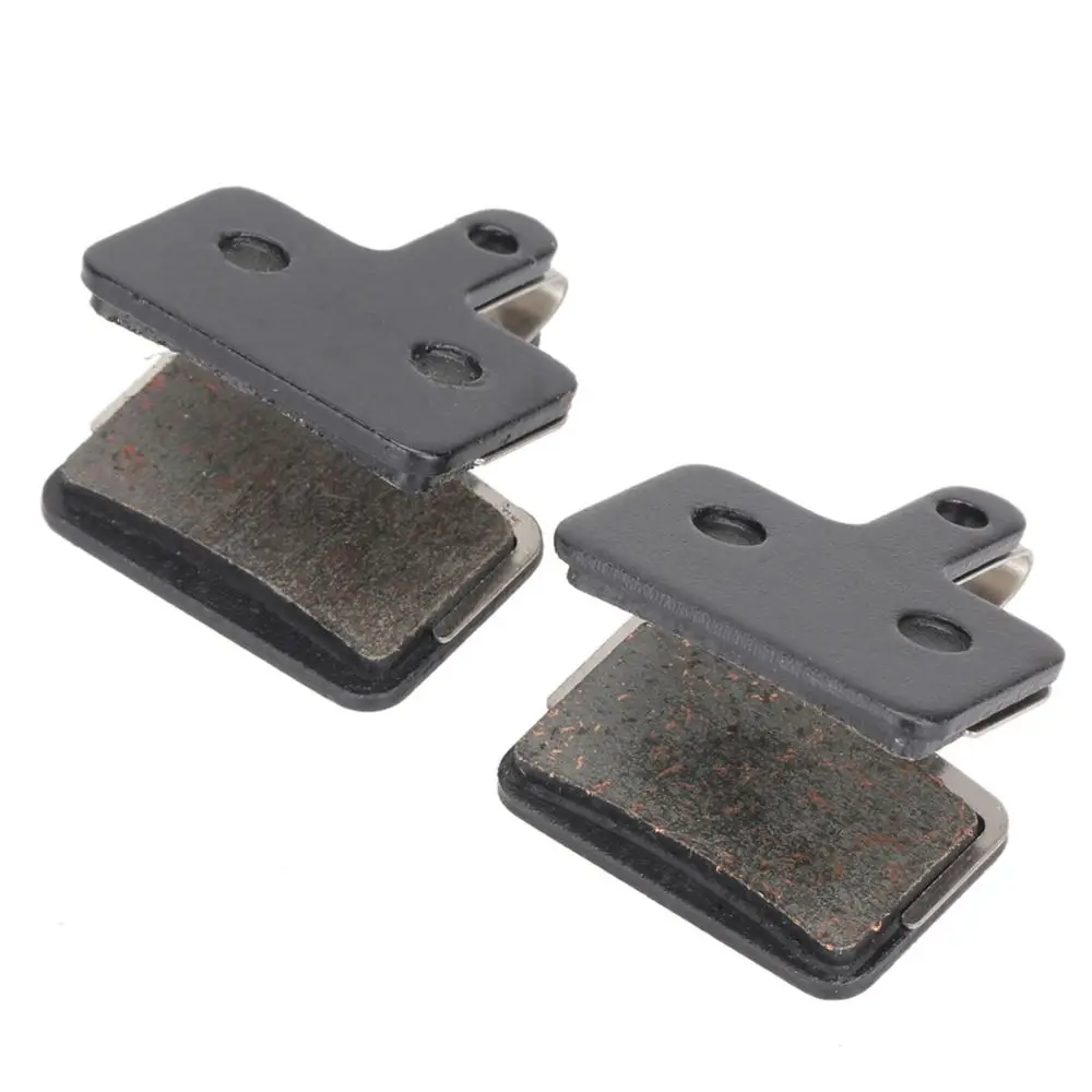 1/2 Pairs Resin Semi-Metallic Bicycle Brake Pads MTB Mountain Bike Black Bike Cycling Part Universal Durable Ceramics Disc