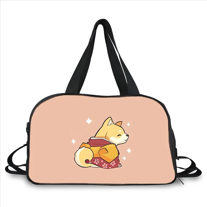 cartoon schattige hond 3D-printen modetrend draagbare multifunctionele messenger bag reistas met grote capaciteit