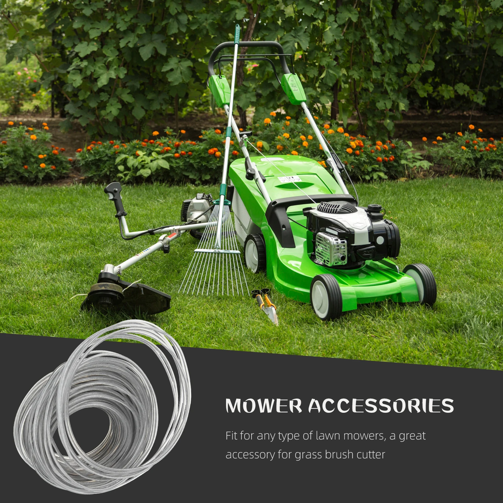 

Professional Mowing Trimmer Rope Brush Cutter Strimmer Line Durable Lawn Mower Accessory Grass Weed Trimming Yard Edge