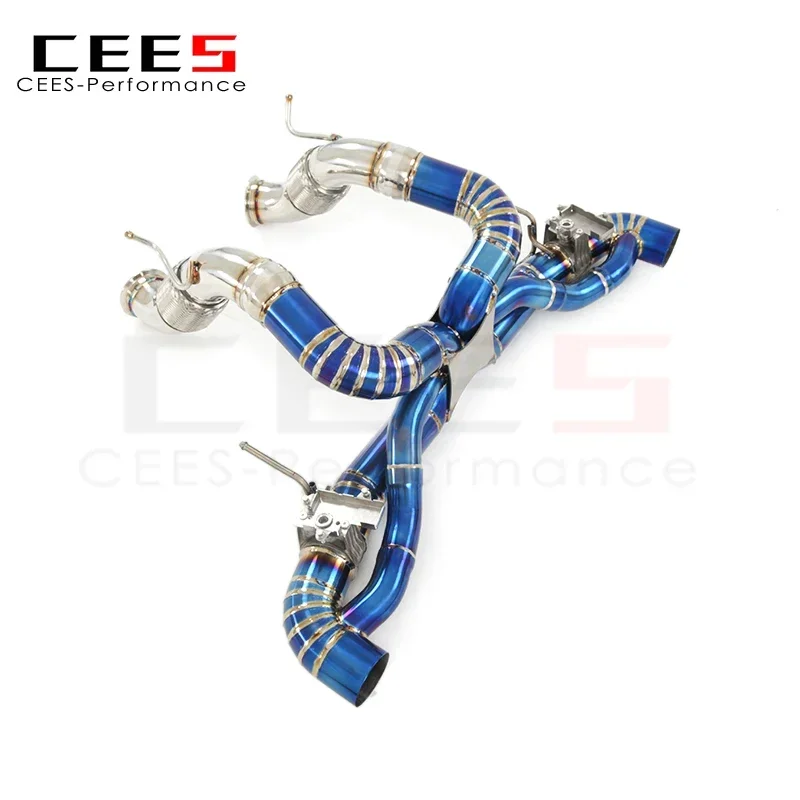 CEES OEM Valve Catback Exhaust for Mclaren GT 4.0T 2019-2023 Car Exhaust Pipes Muffler Exhaust System