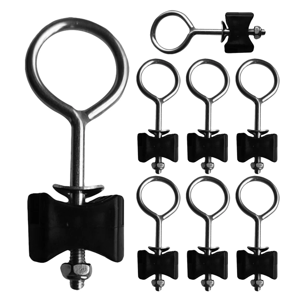 

8 PCS Bed Jump Screw Fixing Screws for Trampoline Replacement Anti Falling Anti-falling Ring Rubber Maintenance Repair Fitness
