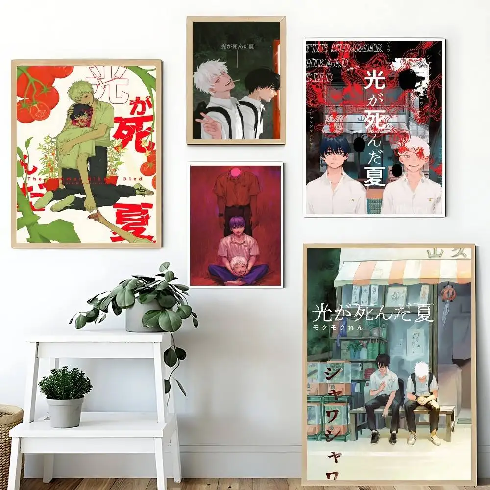 

A-The Summer Hikaru Died-S Poster Home Decor Poster Paper Print For Living Room Bedroom Entryway Bar Cafe Wall Art Painting
