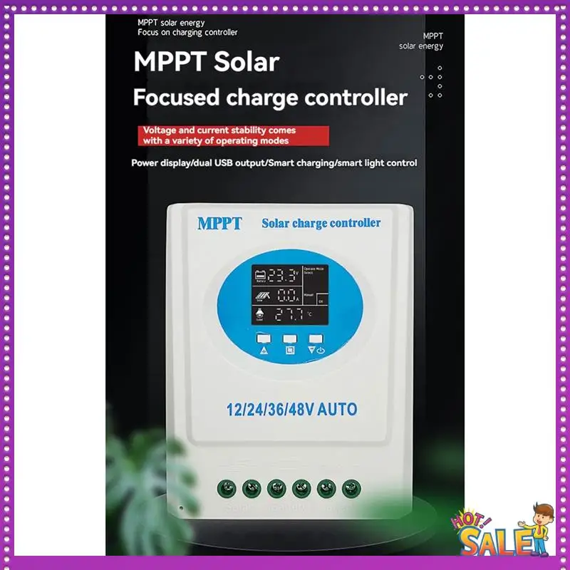 

AA87 MPPT 100A Контроллер заряда солнечной батареи 12 В 24 В 36 В 48 В Dual USB с ЖК-дисплеем Forlead Acid Lithium Battery Солнечная панель B