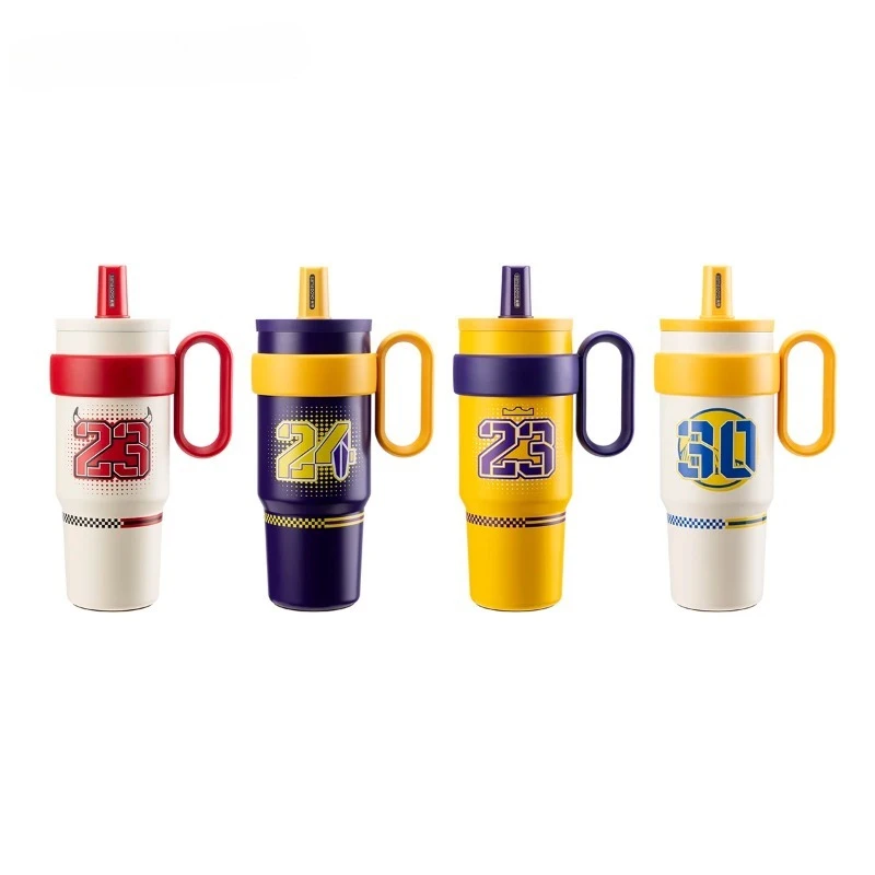 

Basketball-Themed Print Tumbler, 316L Stainless Steel Double-Walled Vacuum Insulated Cup, 700ml​
