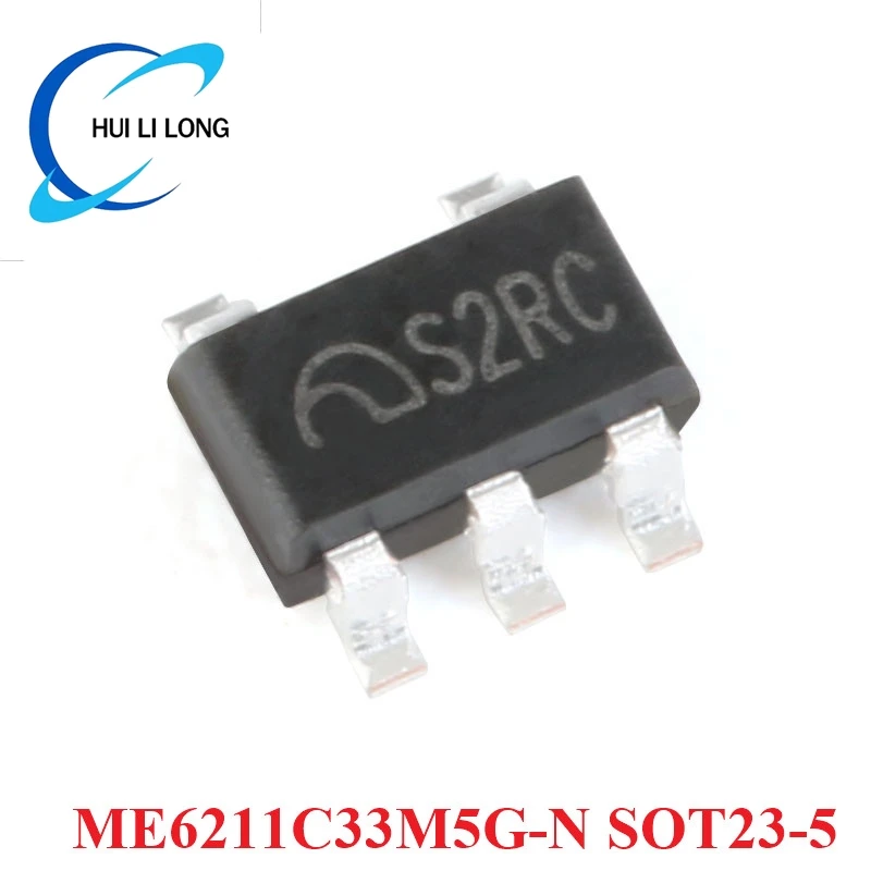 20/10pcs ME6211 ME6211C33 ME6211C33M5G ME6211C33M5G-N SOT23-5 3.3V 500mA Low Dropout Linear V oltage Regulator Chip IC