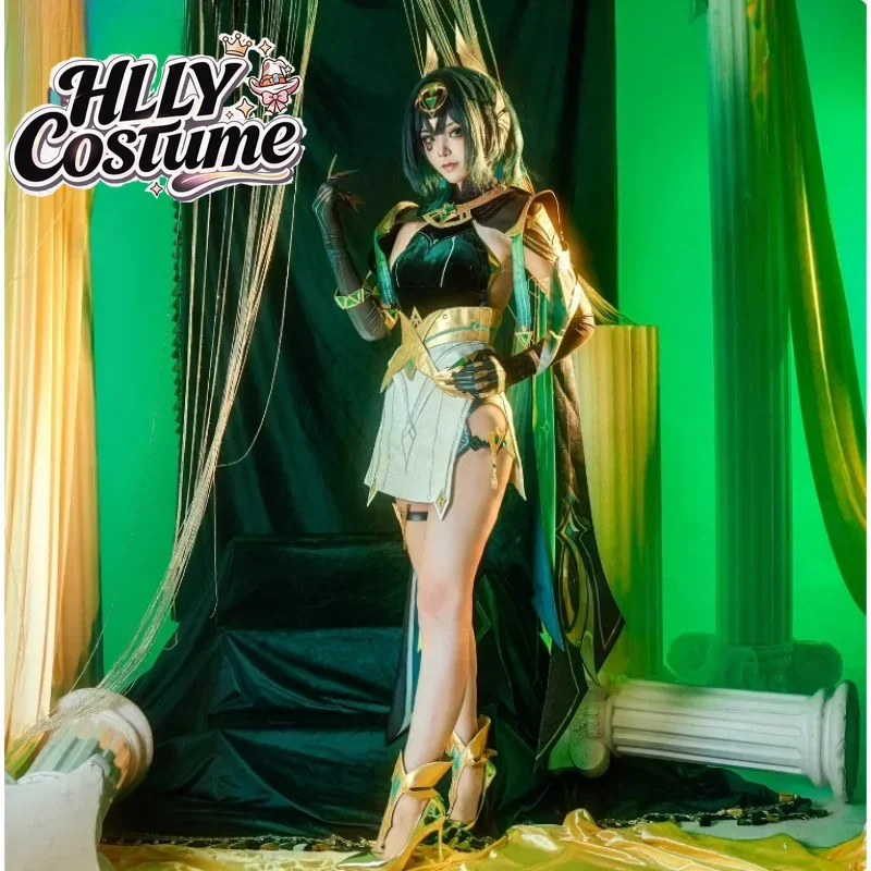 Nefer Cosplay Costume Game Genshin Impact High quality dress cloak glove accessorie prop wig Halloween carnival women sexy set