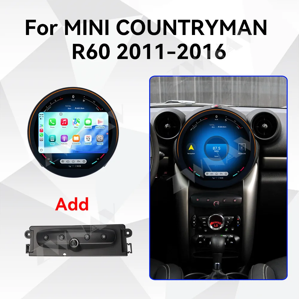 Qualcomm Car Radio For MINi COUNTRYMAN R60 2011-2016 Android Screen 11.8