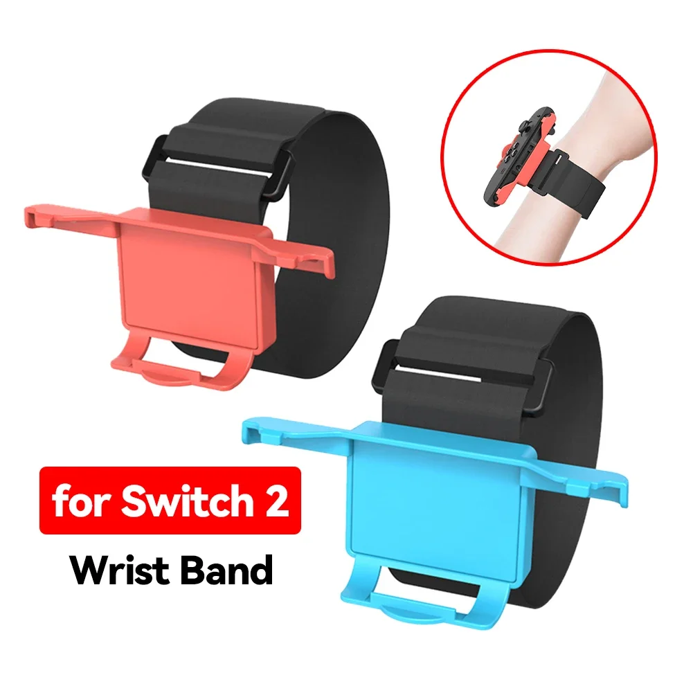 Adjustable Game Bracelet Strap Elastic Dance Strap Game Handle Holder Sports Strap Ring Tie for Nintendo for Switch 2 Joy-Con