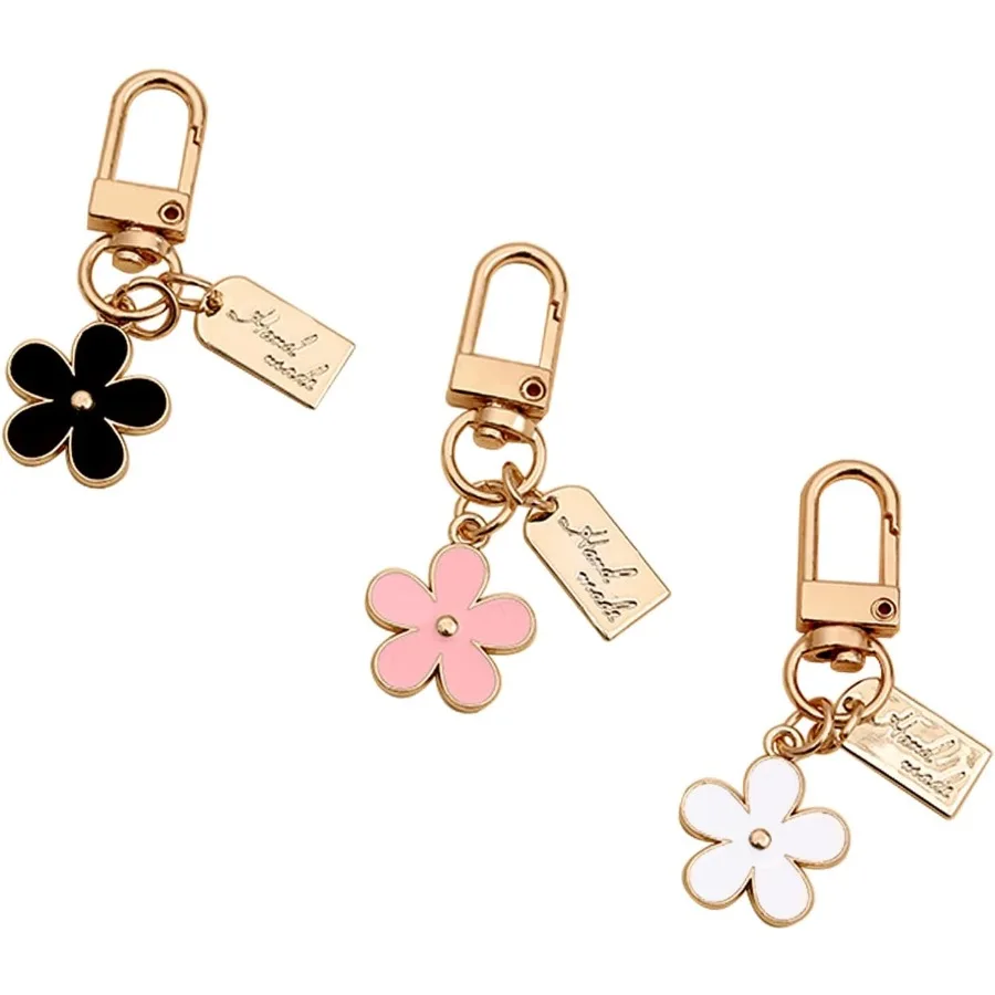 

Cute Flower keychains for Women Aesthetic Keychain Charms Bag Purse Charms for Handbags Backpacks Accessories