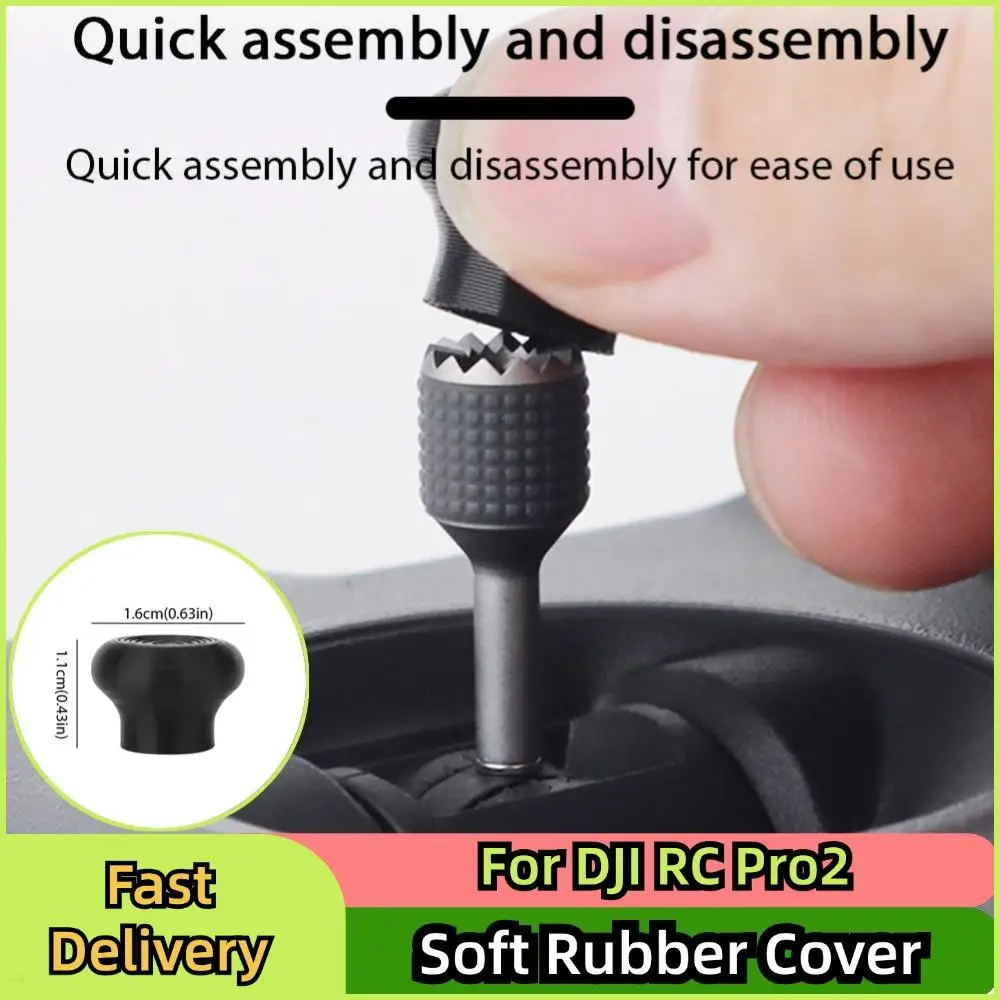 For DJI RC Pro2 Remote Control Joystick Soft Rubber Cover Anti-Skid Thumb Rocker Handle For Mavic 4 Pro Drone Accessories